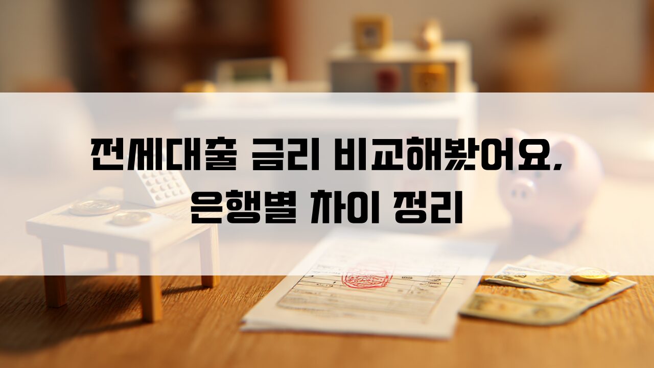 금리 높은 대출 피하려면? 초보도 알 수 있는 3가지 체크포인트